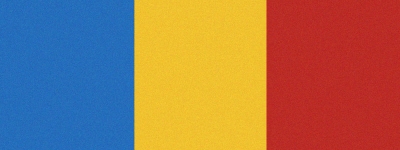Computer-Nationalband Mecklenburg - Mittelblau-Gelb-Rot