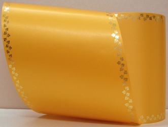 Computerband gelb - Efeuranke mini gold