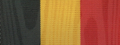 Moiré Nationalband Belgien - Schwarz-Gelb-Rot