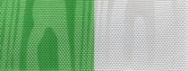Moiré Nationalband / Vereinsband Grün-Weiß