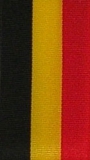 Nationalband Belgien - Schwarz-Gelb-Rot