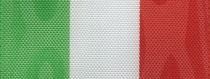 Moiré Nationalband Italien - Grün-Weiß-Rot